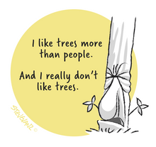 Load image into Gallery viewer, Chestnut - 'I Really Don't Like Trees' mug