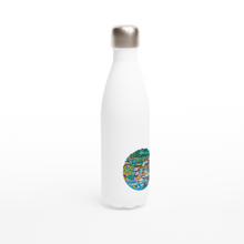 Load image into Gallery viewer, White 17oz Stainless Steel Water Bottle