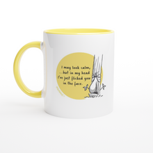 Load image into Gallery viewer, Chestnut - 'I May Look Calm' mug