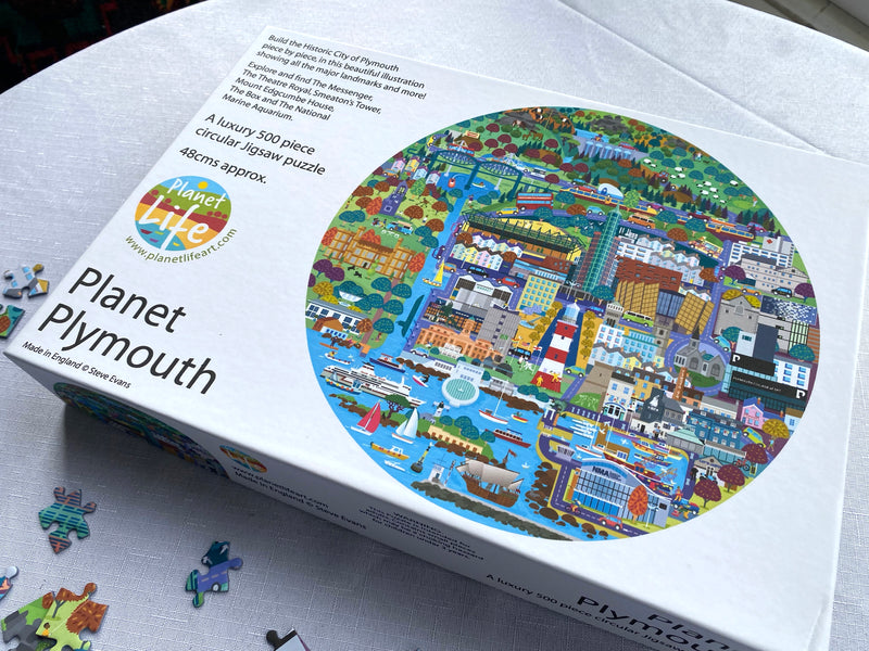 New Planet Plymouth Jigsaw Puzzle prototype arrives.