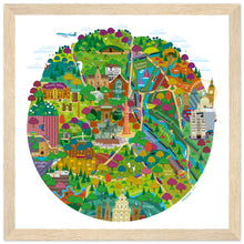Load image into Gallery viewer, Planet Banbury Premium Matte Paper Wooden Framed Poster

