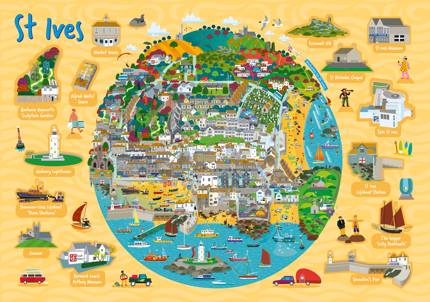 St Ives 1000 piece jigsaw puzzle – Planet Life Art