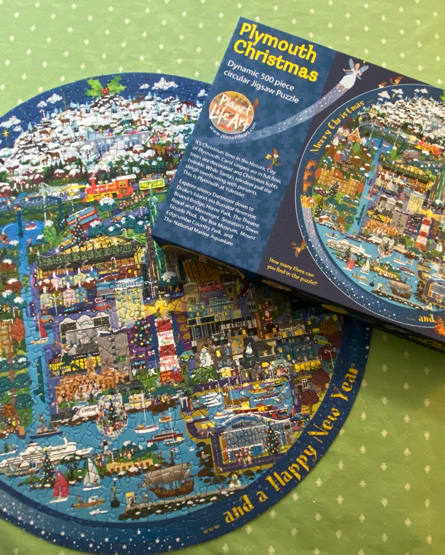 Planet Plymouth Christmas Jigsaw Puzzle