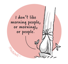 Load image into Gallery viewer, Chestnut - &#39;I Don&#39;t Like Morning People&#39; mug
