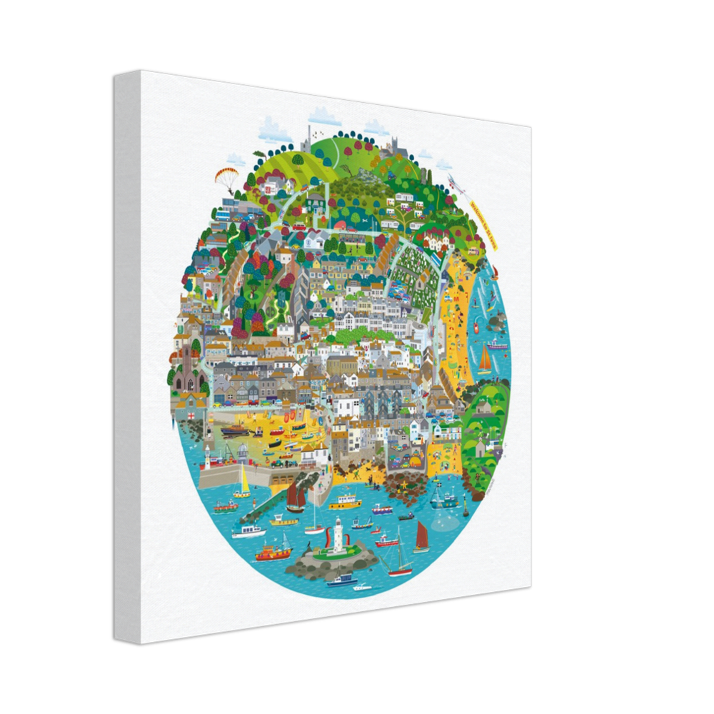Planet St Ives Canvas